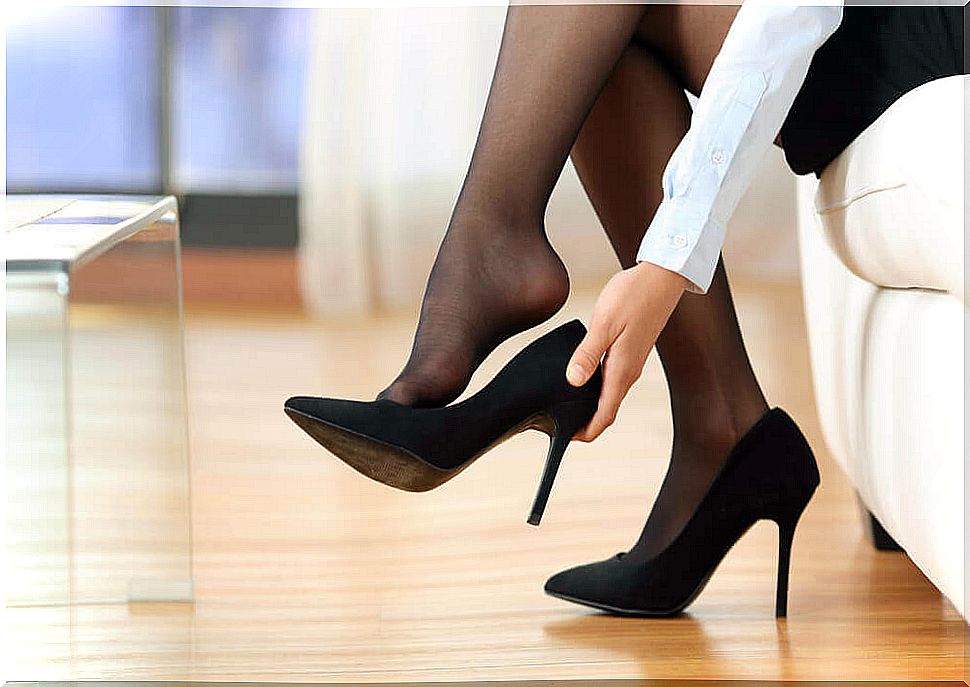 Compression stockings help against varicose veins