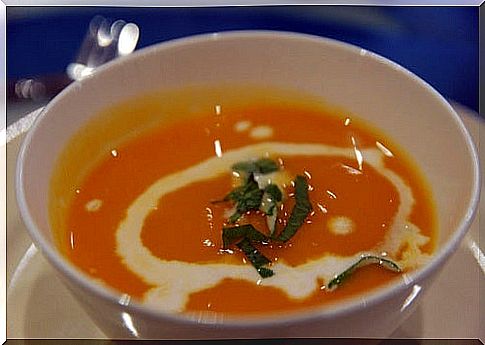 Pumpkin soup reduces the desire for sweets