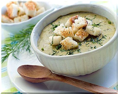 Broccoli cream soup