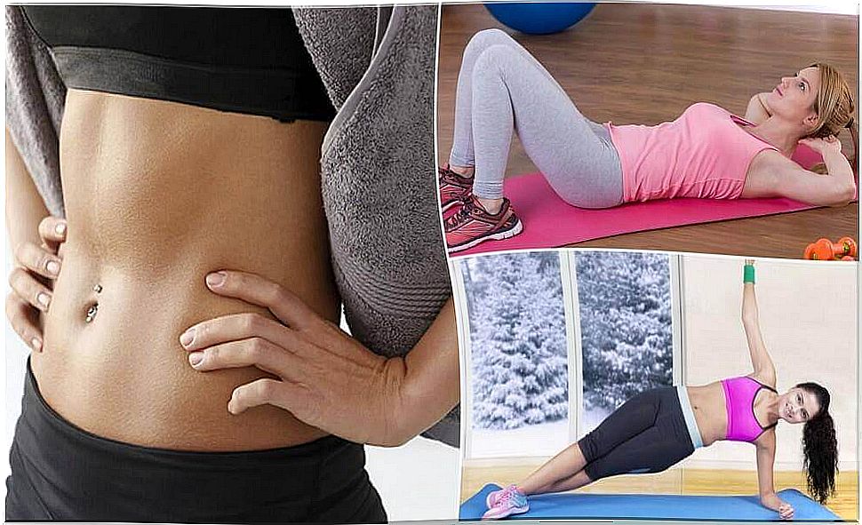 Train your abdominal muscles with 6 basic exercises