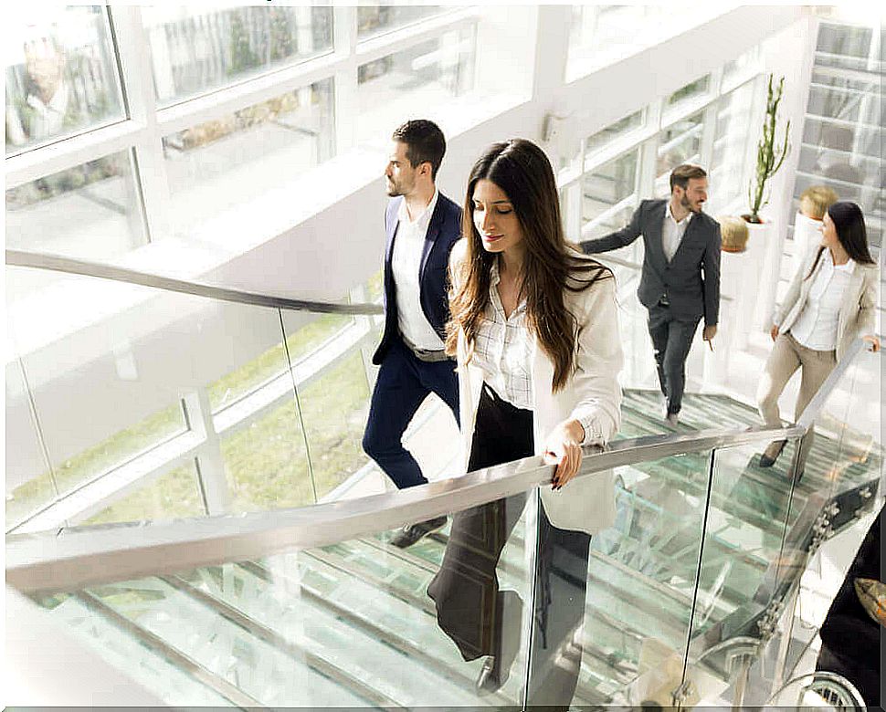 Climbing stairs as a memory exercise