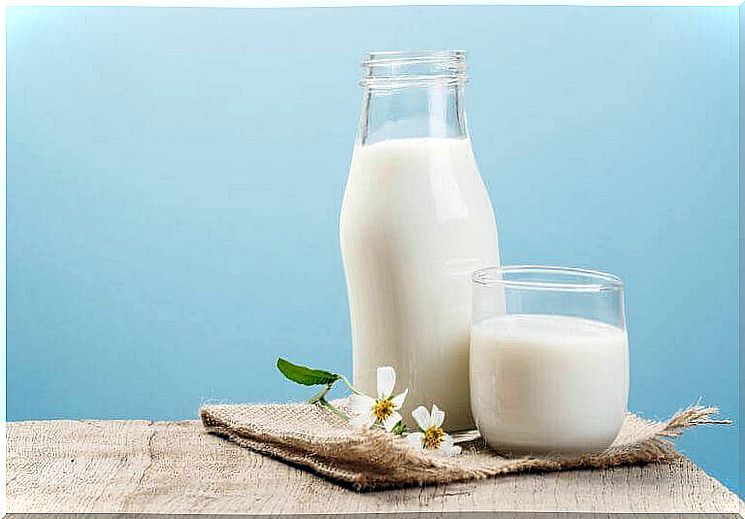 Milk against dark spots on the skin