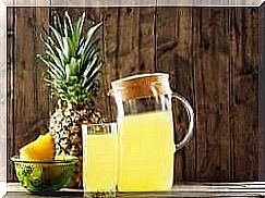 The probiotic remedy made from pineapple peel