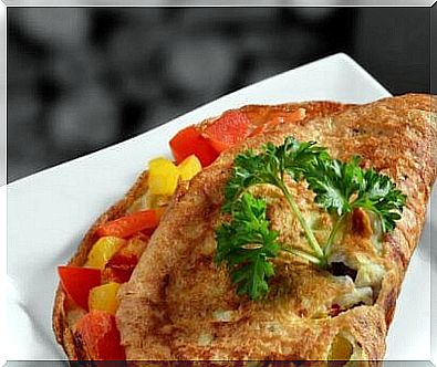 Recipe for vegetable omelette